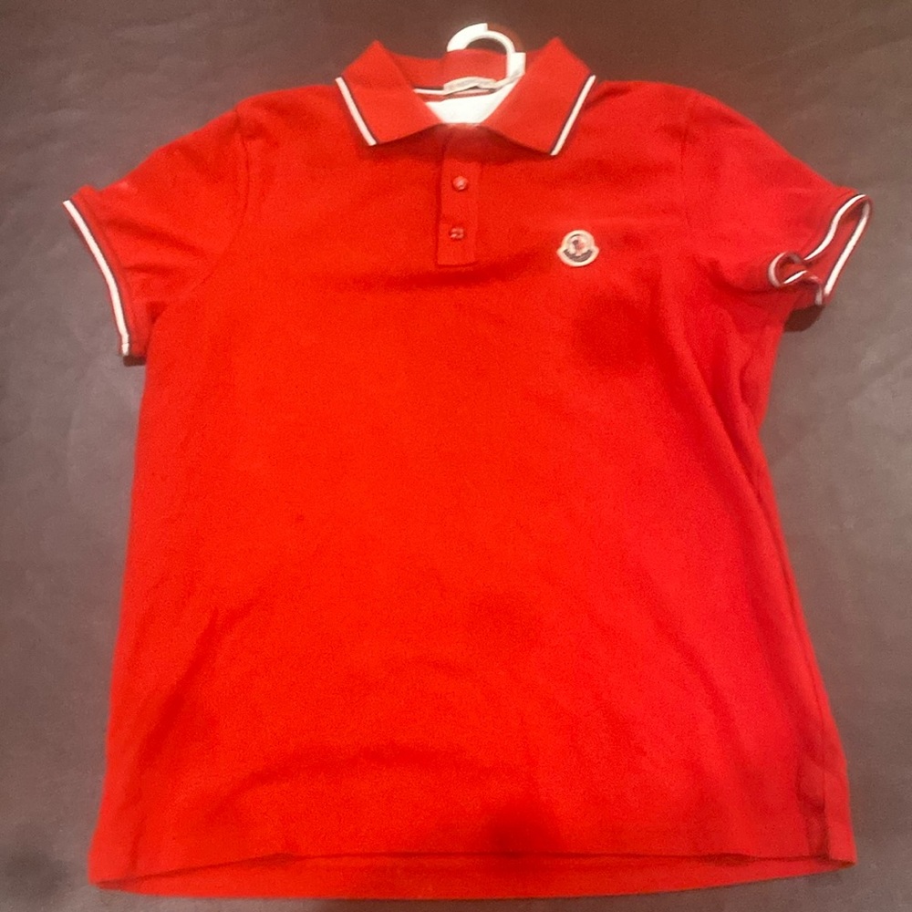 Red Polo Moncler NEW CONDITION